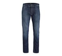 JACK & JONES Male Jjimike Jjoriginal Jos 211 Noos Tapered Fit Jeans, Bleu Denim, 33W / 32L Homme
