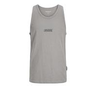 JACK & JONES Male Logo Tanktop Débardeur Jcosago Small Slub, Flanelle Grise, M Hommes