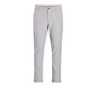 JACK & JONES Male Slim Fit Chino Hose Jpstmarco Fury Noos, Weathervane, 33W / 34L Hommes