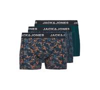 JACK & JONES Male Trunks Lot de 3 Boxers, Bleu, S