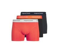 JACK & JONES Male Trunks Lot de 3 Boxers, Noir, S