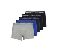 JACK & JONES JACBASIC Plain Trunks 5 Pack Caleçon Boxeur, Blazer Noir/Bleu Marine/Surf The Web/Lgm, XXL (Lot de 5) Homme