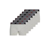 JACK & JONES Male Trunks Lot de 7 Boxers, Gris Clair chiné, XX_l