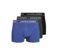 Jack & Jones Male Trunks Plus Size Lot de 3 Boxers, Noir, 5XL Grande Taille