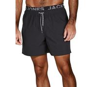 JACK & JONES Maui JJSWIM Maillot de bain pour homme - Short de bain long - Double taille - Short de bain - Short de bain - Noir/bleu/corail - Tailles S, M, L, XL, XXL, 3XL, Castlerock (12281192), XXL