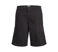 JACK & JONES Mid Jpstcole Matty Cargo Short Homme Medium, Noir
