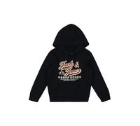 JACK & JONES MINI Sweat bleu foncé / jaune pastel / orange foncé, Taille 128