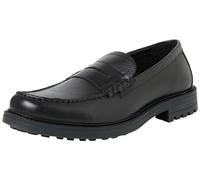 JACK & JONES Mocassins Jfwtim Hi Shine en Cuir pour Homme, Anthracite, 41 EU