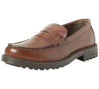 Jack & Jones Mocassins Jfwtim Hi Shine en Cuir pour Homme, Cognac, 43 EU