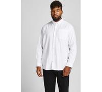 Jack & Jones Oxford Plus Size Chemise à manches longues Blanc 4XL Homme Blanc 4XL