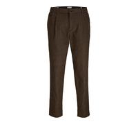 JACK & JONES Pantalon à pince marron chiné, Taille 44