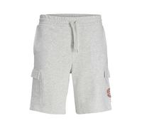 JACK & JONES Pantalon cargo 'JPSTGordon Alliance' marron / blanc chiné, Taille 34