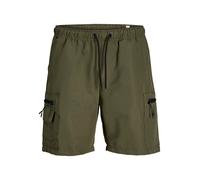 JACK & JONES Pantalon cargo 'JPSTJaiden Marcher' olive, Taille 31-32