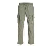 JACK & JONES Pantalon cargo 'JPSTKANE IVAN' greige, Taille 35-36