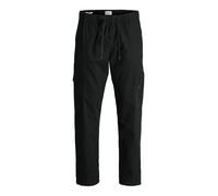 JACK & JONES Pantalon cargo noir, Taille 35-36