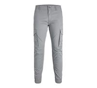 JACK & JONES Pantalon cargo 'Paul Flake' gris, Taille 34