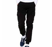 Pantalon cargo Jack & Jones Paul Warner AKM 111 Noir 38x34