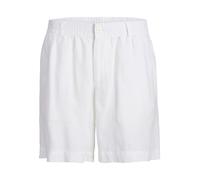 JACK & JONES Jpstbill Jjlawrence Linen Sn Short pour Homme, Blanc éclatant., S