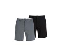 JACK & JONES Pantalon chino 'JPSTMARCO DYLAN' gris / noir, Taille 34