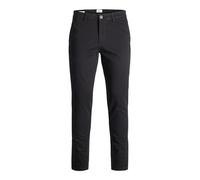 Jack & Jones Pantalon chino pour homme, coupe ajustée, noir/noir, 33W / 30L