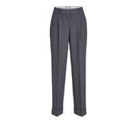 Jack & Jones Pantalon Classique Jxmary Fold-up pour Femme, Gris, 26W / 30L