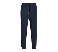 JACK & JONES Pantalon de Jogging avec Ceinture élastique Jogger Pantalon en Tissu Cordon de Serrage Coupe relaxe Streetwear Basique JPSTGORDON, Couleurs:Bleu, Taille de Pantalon:S