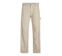 JACK & JONES Pantalon de Travail Ample pour Homme, Fields of Rye, 33W / 32L