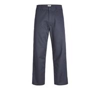 JACK & JONES Pantalon de Travail Large pour Homme, Bleu foncé, 38W / 32L