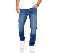 JACK & JONES Pantalon en denim pour homme Mike ARIS Infinity coupe confort, Bleu 2, 36W / 32L
