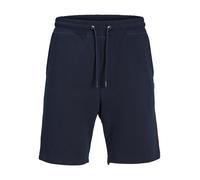 JACK & JONES Short en Molleton Bermuda Coupe Confortable Court avec Poches latérales, Couleurs:Bleu-2, Taille:XXL