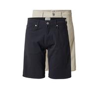 JACK & JONES Pantalon 'JPStrick Dylan' beige / bleu foncé, Taille 34
