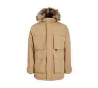 Jack & Jones - Parka Coupe-vent avec Capuche en Fourrure - Homme - Manteaux - Brun - Taille: S