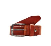 JACK & JONES Ceinture 'Paul' rouille / argent, Taille 105