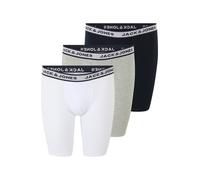 Jack & Jones Solid Plus Size Boxers 3 Units Blanc 4XL Homme