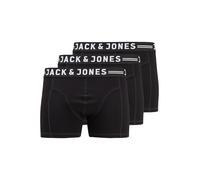 Jack & Jones Plus Boxers 'Sense' noir / blanc, Taille 7XL