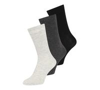 JACK&JONES PLUS Jacrafael Lot de 3 Paires de Chaussettes Noos Pls, Noir/Pack : Gris foncé chiné-Gris Clair chiné, 47-50 Große Größen Hommes