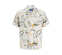 Jack & Jones Plus Chemise beige clair / curry / safran / blanc, Taille 5XL