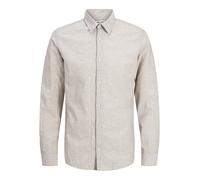 Jack & Jones Plus Chemise 'JJEBreeze' beige chiné, Taille 6XL