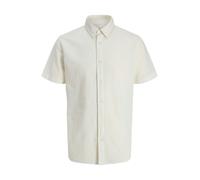 Jack & Jones Ebreeze Linen Blend 12294285 Short Sleeve Shirt Blanc 4XL / Regular Homme