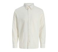Jack & Jones Ebreeze Linen Blend Long Sleeve Shirt Blanc 3XL / Regular Homme