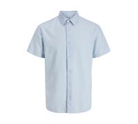 Jack & Jones Ebreeze Linen Blend 12294285 Short Sleeve Shirt Bleu 4XL / Regular Homme