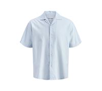 Jack & Jones Ebreeze Linen Blend 12288661 Short Sleeve Shirt Bleu 8XL / Regular Homme