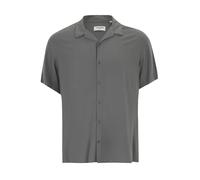 JACK&JONES PLUS Jjejeff Solid Resort S/S Sn Pls T-Shirt Chemise à Manches Courtes, Gris, 5XL Hommes