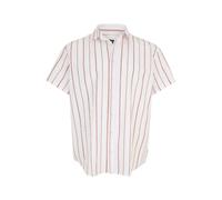 Jack & Jones Plus Chemise 'JORJOSHUA CANGGU' marron / blanc, Taille 6XL