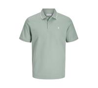 JACK&JONES PLUS JJEAUSTIN Polo SS Noos PLS, Vert Iceberg - Détails : Play, 5XL