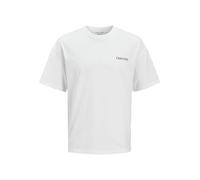 JACK&JONES PLUS Jjebradley T-Shirt Graphique SS col Rond Sn Pls, Blanc, 4XL Hommes