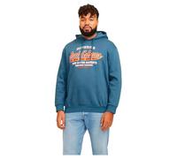 JACK&JONES PLUS Jjelogo Noos Pls Sweat à Capuche à 2 col 24/25 Sweatshirt, oceanview, 5XL Homme