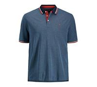 JACK&JONES PLUS Jjepaulos Polo SS Noos Pls, Oceanview/détail : Play, 5XL Hommes