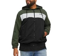 JACK & JONES PLUS Jjerush Hood Bomber Noos Pls Blouson aviateur, Marron, XXXXXL Homme