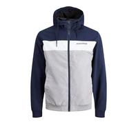 JACK & JONES PLUS Jjerush Hood Bomber Noos Pls Blouson aviateur, Blazer Bleu Marine, 5XL Homme
